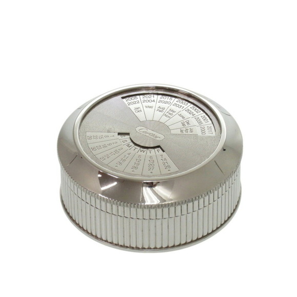 CARTIER Perpetual Calendar Limited 2000 Stainless Steel Silver 1183CARTIER - Picture 1 of 7
